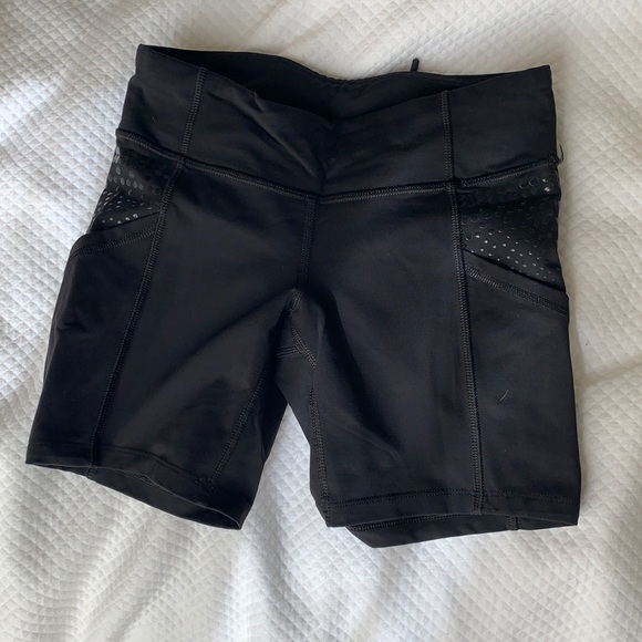 lululemon athletica Pants - LULU LEMON Black BIKER SHORTS